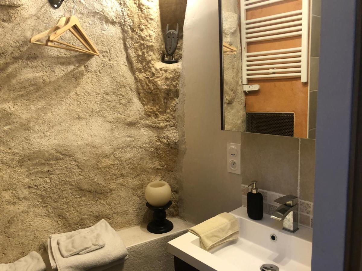 Troglodyte Loft 2 Apartment Thore-la-Rochette Luaran gambar