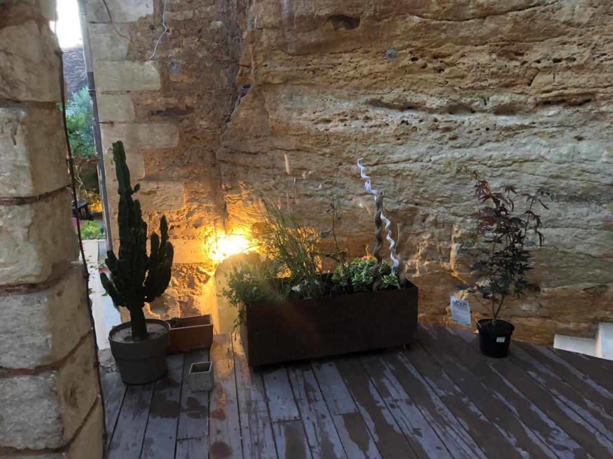 Troglodyte Loft 2 Apartment Thore-la-Rochette Luaran gambar