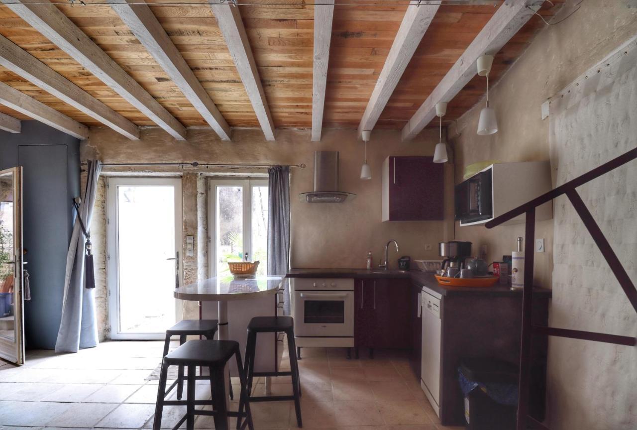 Troglodyte Loft 2 Apartment Thore-la-Rochette Luaran gambar