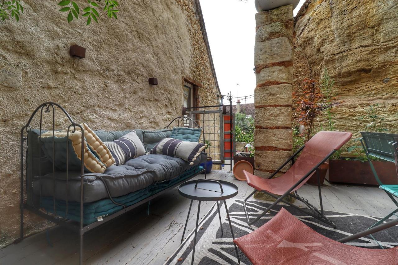 Troglodyte Loft 2 Apartment Thore-la-Rochette Luaran gambar