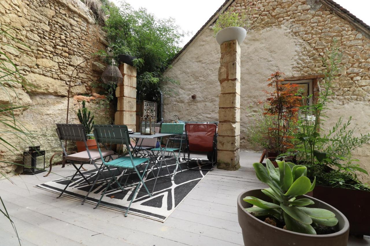 Troglodyte Loft 2 Apartment Thore-la-Rochette Luaran gambar